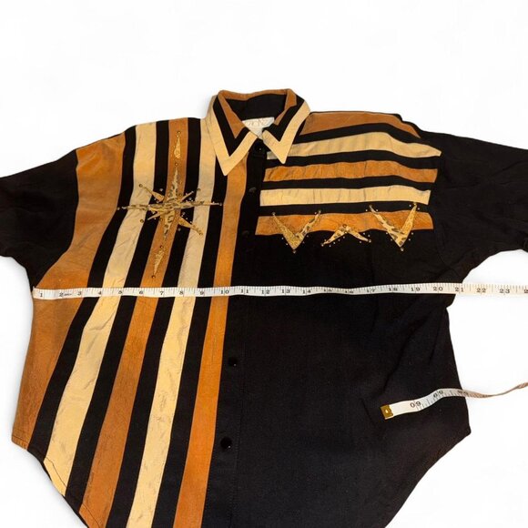 Vintage Cache Shirt W Shoulder Pads - Picture 3 of 7